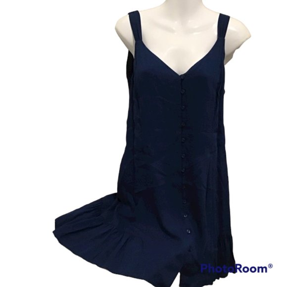 Gianni Bini Dresses & Skirts - Dress Junior’s Large Halter Navy NWT $64 GB